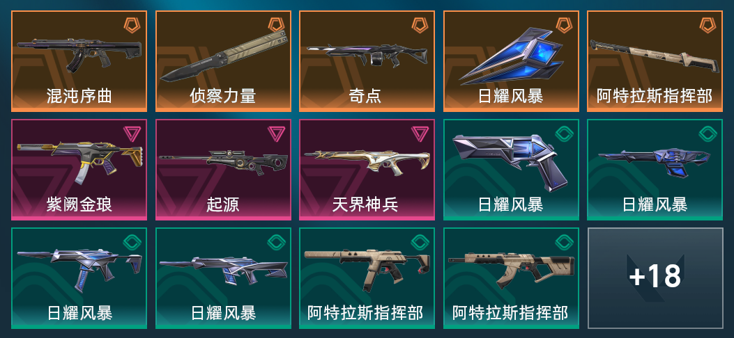 5橙皮 3紫皮 32皮肤 9630皮肤总价值 265已用源晶