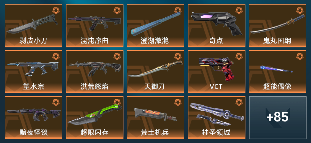 21橙皮 17紫皮 161皮肤 4,6550皮肤总价值 1720已用源晶 铂金
